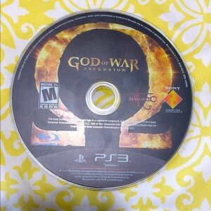 PS3 Sony God of War: Ascension No Box, EUC, bundle games from my closet to save!